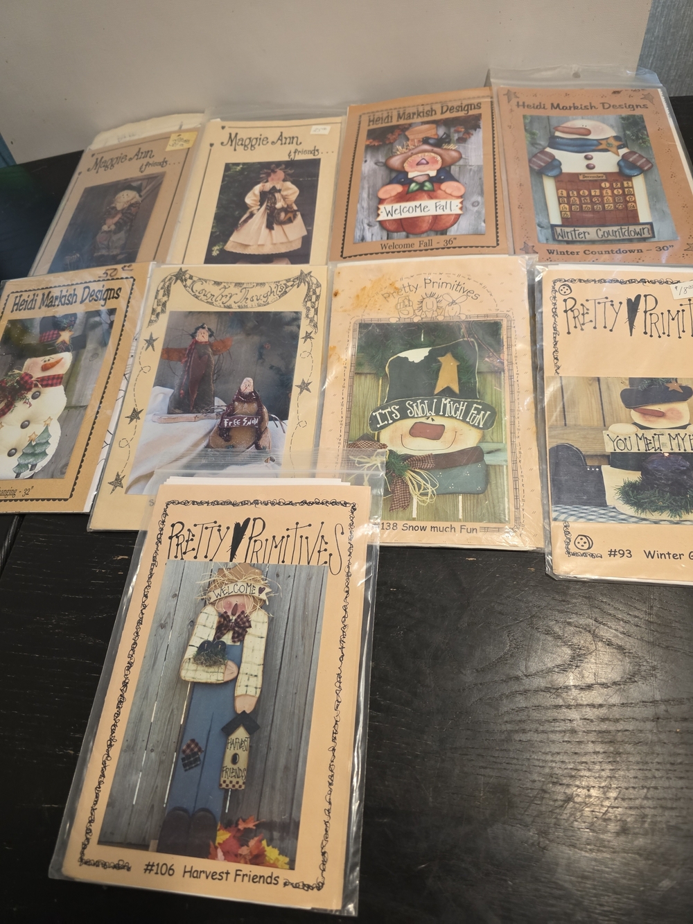 Vintage DIY 9Patterns, Holiday, Wood/fabric/painting, Maggie Ann, Heidi Markish
